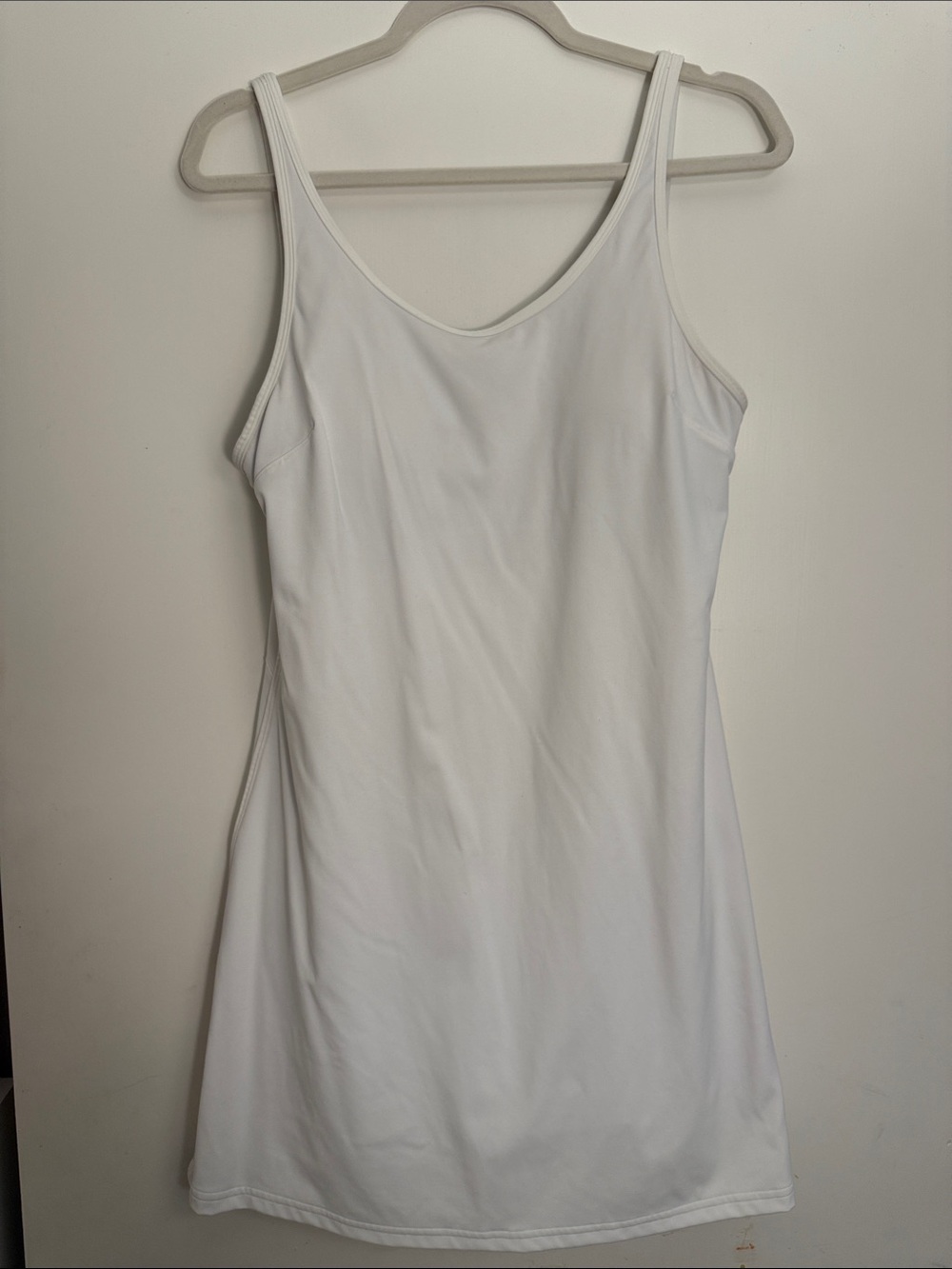 lululemon athletica White Scoop Neck Active Dress size XL